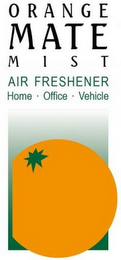 ORANGE MATE MIST AIR FRESHENER HOME OFFICE VEHICLE