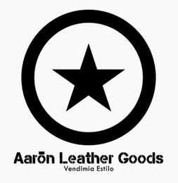 AARON LEATHER GOODS VENDIMIA ESTILO