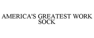 AMERICA'S GREATEST WORK SOCK