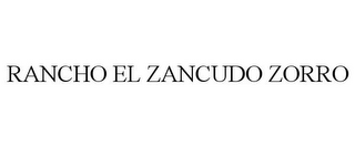 RANCHO EL ZANCUDO ZORRO