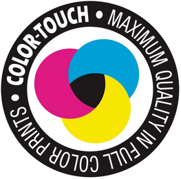 COLOR-TOUCH · MAXIMUM QUALITY IN FULL COLOR PRINTS ·