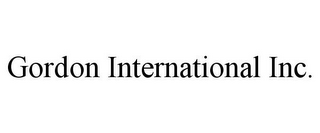 GORDON INTERNATIONAL INC.