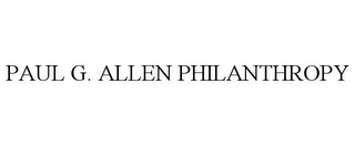 PAUL G. ALLEN PHILANTHROPY