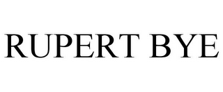 RUPERT BYE