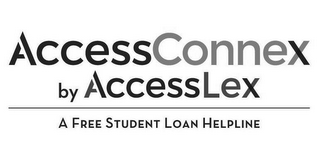 ACCESSCONNEX BY ACCESSLEX A FREE STUDENT LOAN HELPLINE