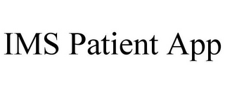 IMS PATIENT APP