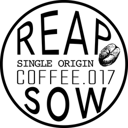 REAP SOW SINGLE ORIGIN COFFEE. 017