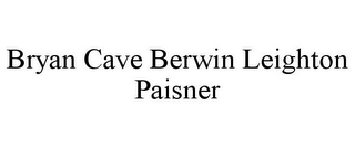 BRYAN CAVE BERWIN LEIGHTON PAISNER