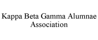 KAPPA BETA GAMMA ALUMNAE ASSOCIATION