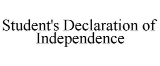 STUDENT'S DECLARATION OF INDEPENDENCE