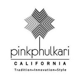 PINKPHULKARI CALIFORNIA TRADITION · INNOVATION · STYLE