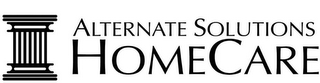 ALTERNATE SOLUTIONS HOMECARE