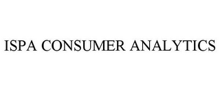 ISPA CONSUMER ANALYTICS