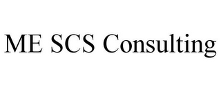 ME SCS CONSULTING
