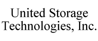 UNITED STORAGE TECHNOLOGIES, INC.