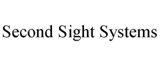 SECOND SIGHT SYSTEMS