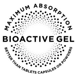 MAXIMUM ABSORPTION BIOACTIVE GEL BETTERTHAN TABLETS CAPSULES OR POWDERS