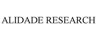 ALIDADE RESEARCH