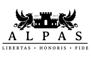 EST 2017 ALPAS LIBERTAS · HONORIS · FIDE