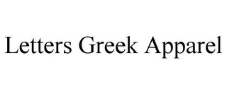 LETTERS GREEK APPAREL