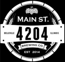 MAIN ST. BREWING CO. 4204 BELLEVILLE ILLINOIS EST 2014