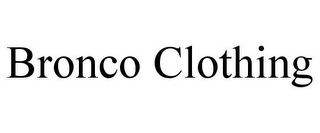 BRONCO CLOTHING