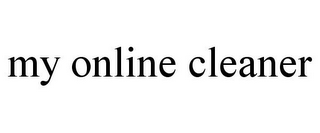 MY ONLINE CLEANER