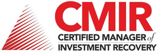 CMIR CERTIFIED MANAGER OF INVESTMENT RECOVERY