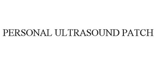 PERSONAL ULTRASOUND PATCH