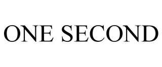 ONE SECOND
