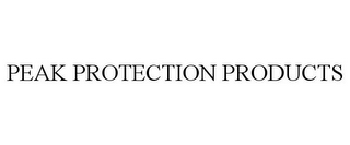 PEAK PROTECTION PRODUCTS