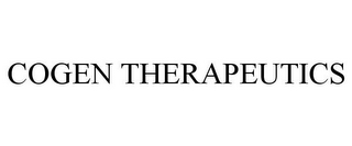 COGEN THERAPEUTICS