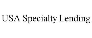 USA SPECIALTY LENDING