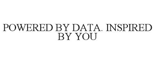 POWERED BY DATA. INSPIRED BY YOU