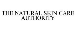 THE NATURAL SKIN CARE AUTHORITY