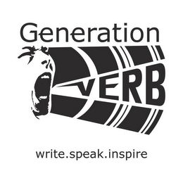 GENERATION VERB WRITE.SPEAK.INSPIRE