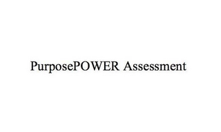 PURPOSEPOWER ASSESSMENT