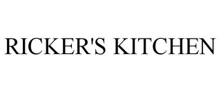 RICKER'S KITCHEN