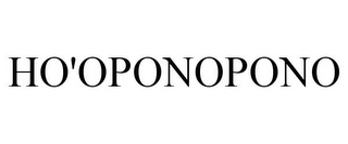 HO'OPONOPONO