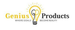 GP GENIUS PRODUCTS WHERE GOALS BECOME REALITY