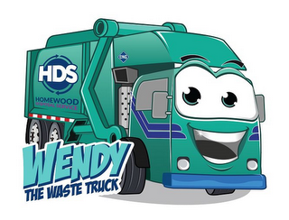 HDS HOMEWOOD DISPOSAL SERVICE CNG WENDYTHE WASTE TRUCK