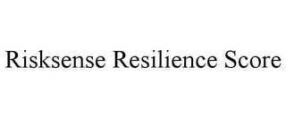 RISKSENSE RESILIENCE SCORE