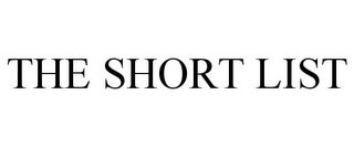 THE SHORT LIST