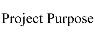 PROJECT PURPOSE