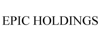 EPIC HOLDINGS
