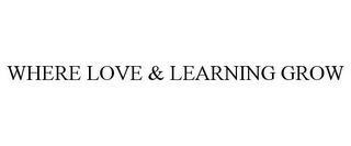 WHERE LOVE & LEARNING GROW