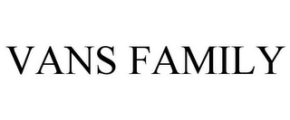 VANS FAMILY