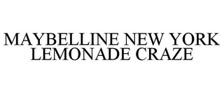MAYBELLINE NEW YORK LEMONADE CRAZE