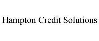 HAMPTON CREDIT SOLUTIONS