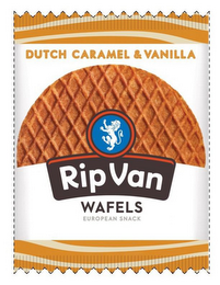 DUTCH CARAMEL & VANILLA RIP VAN WAFELS EUROPEAN SNACK